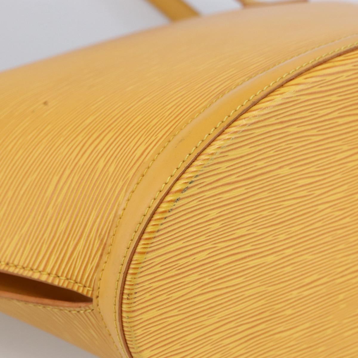 LOUIS VUITTON Epi Saint Jacques Shopping Shoulder Bag Yellow M52269 Auth 170060