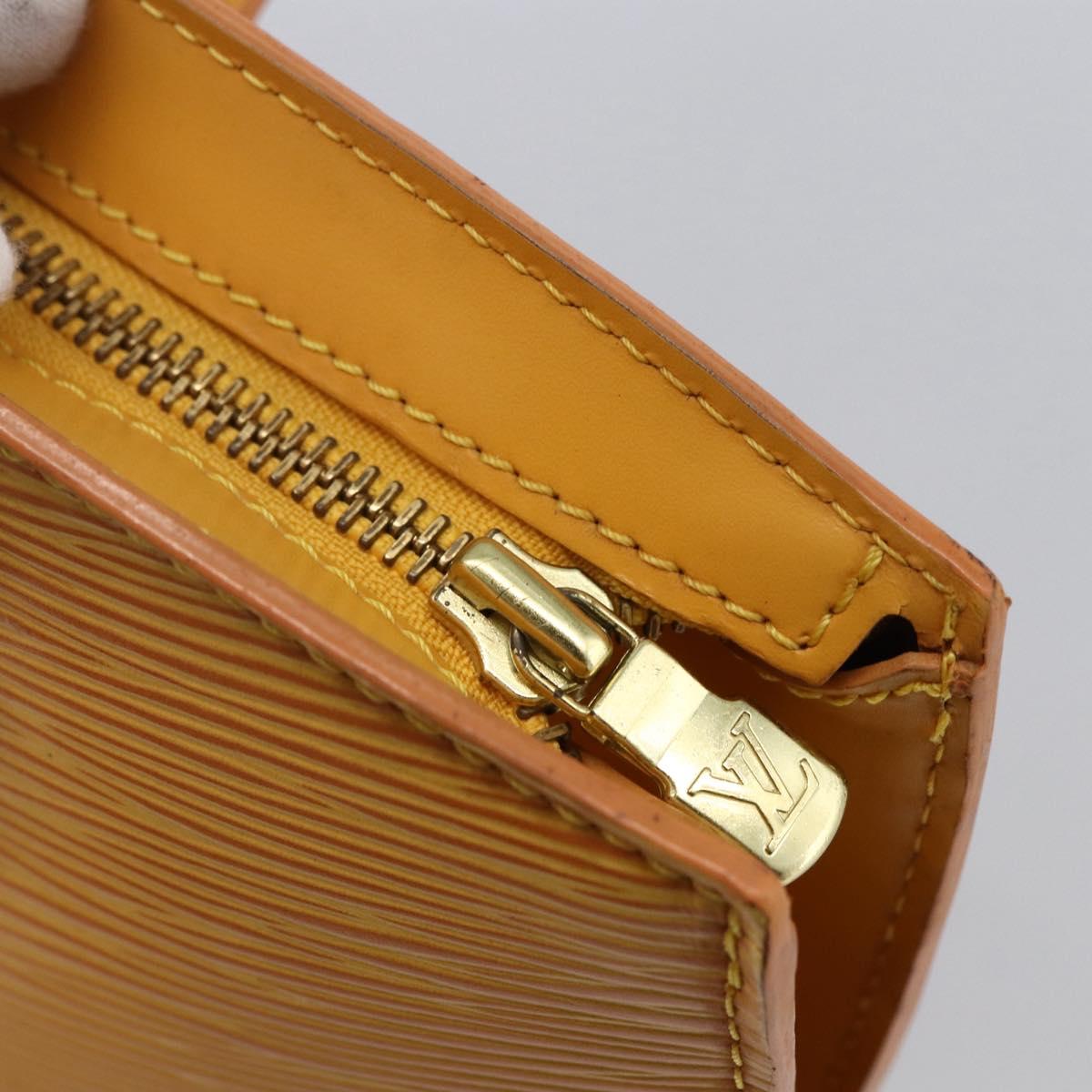 LOUIS VUITTON Epi Saint Jacques Shopping Shoulder Bag Yellow M52269 Auth 170060
