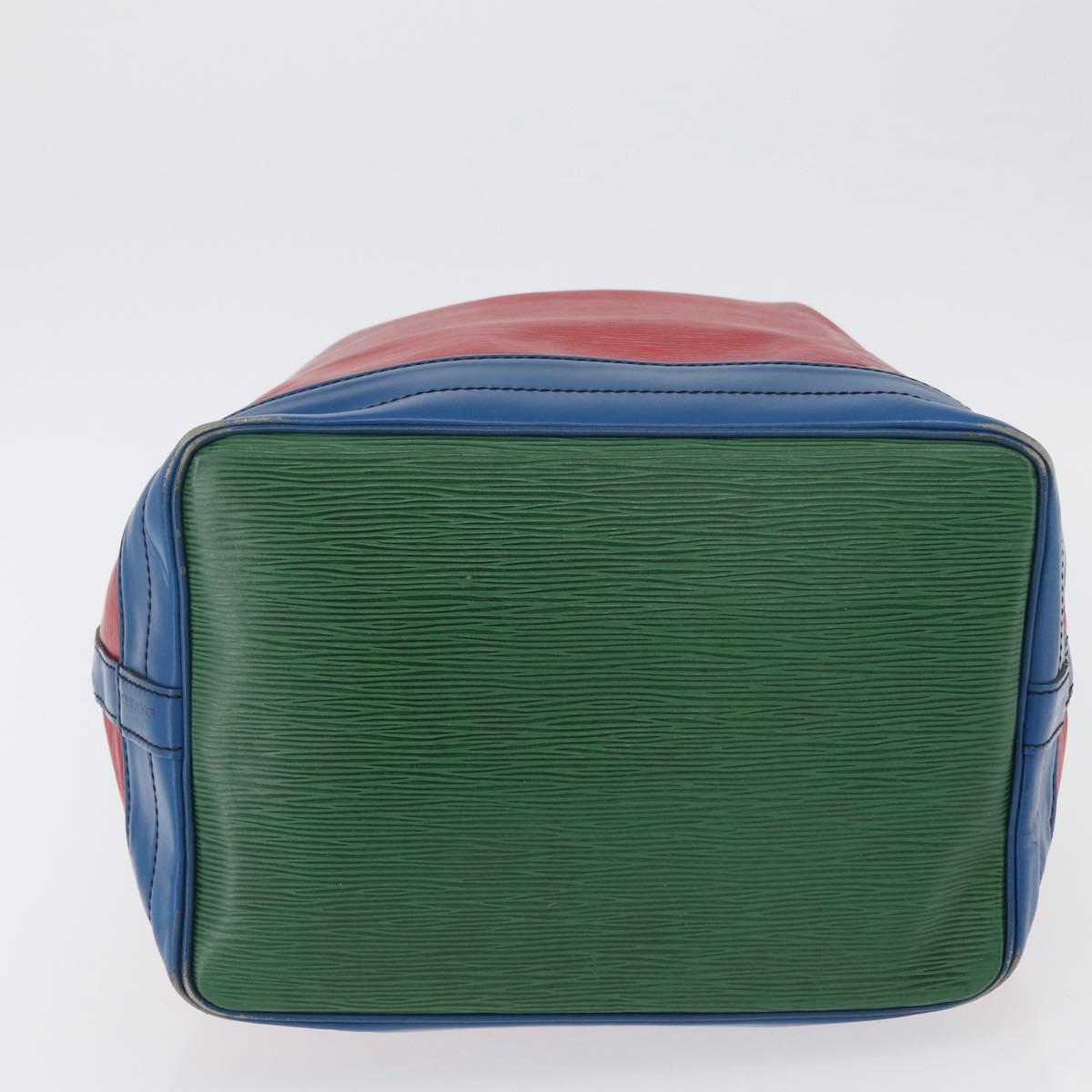 LOUIS VUITTON Epi Noe Shoulder Bag Tricolor Red Blue M44084 LV Auth 170061