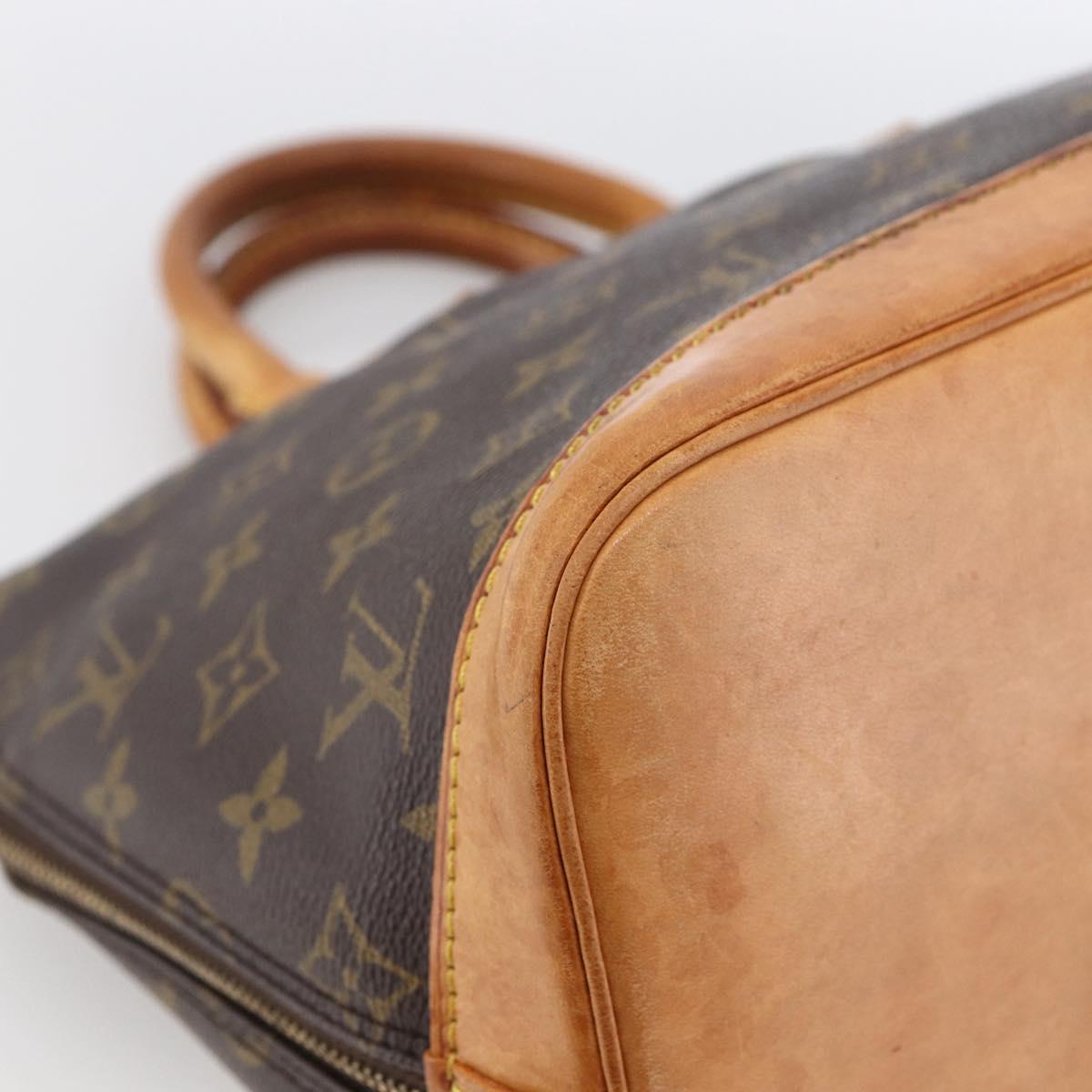 LOUIS VUITTON Monogram Alma Hand Bag M51130 LV Auth 170065