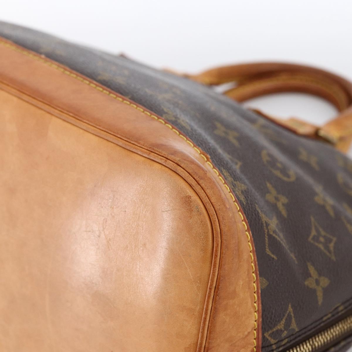 LOUIS VUITTON Monogram Alma Hand Bag M51130 LV Auth 170065