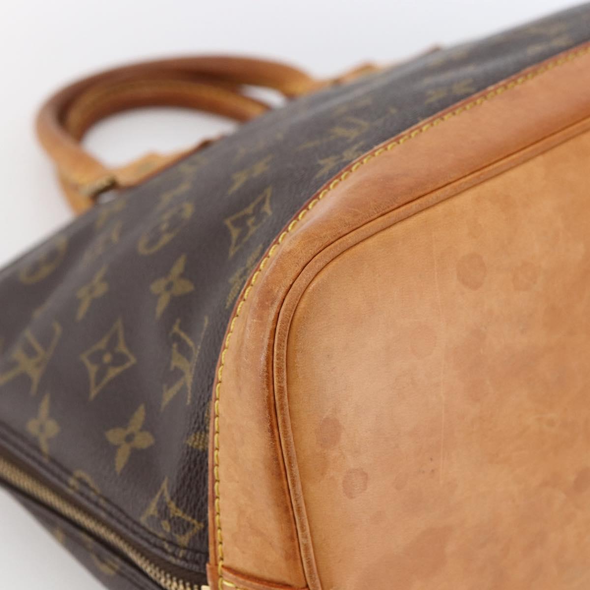 LOUIS VUITTON Monogram Alma Hand Bag M51130 LV Auth 170065