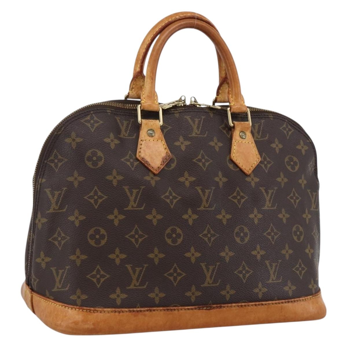 LOUIS VUITTON Monogram Alma Hand Bag M51130 LV Auth 170065