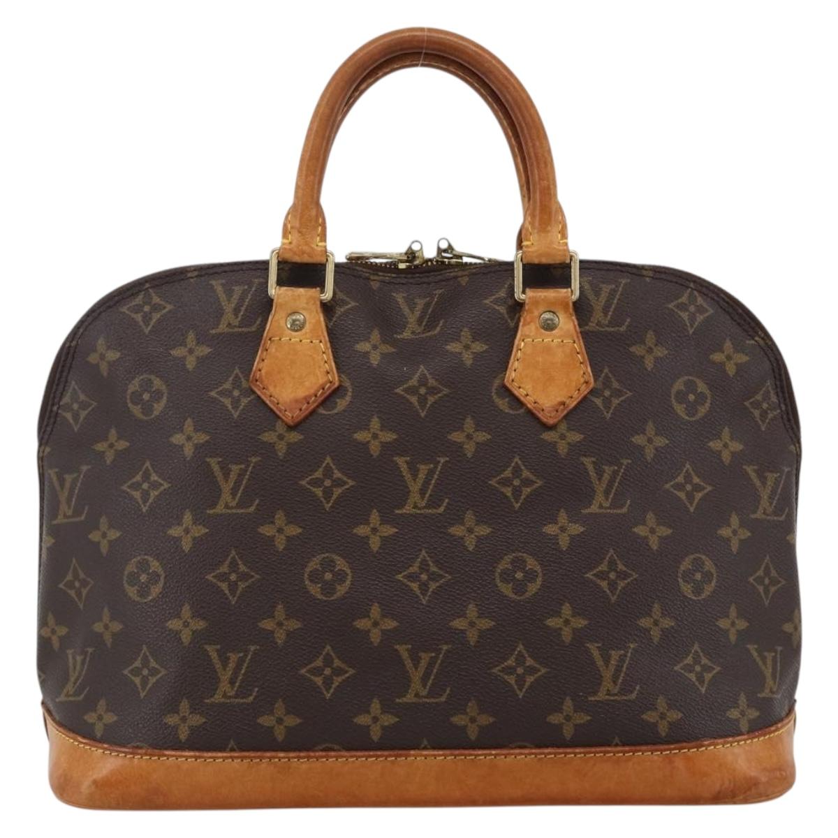 LOUIS VUITTON Monogram Alma Hand Bag M51130 LV Auth 170065