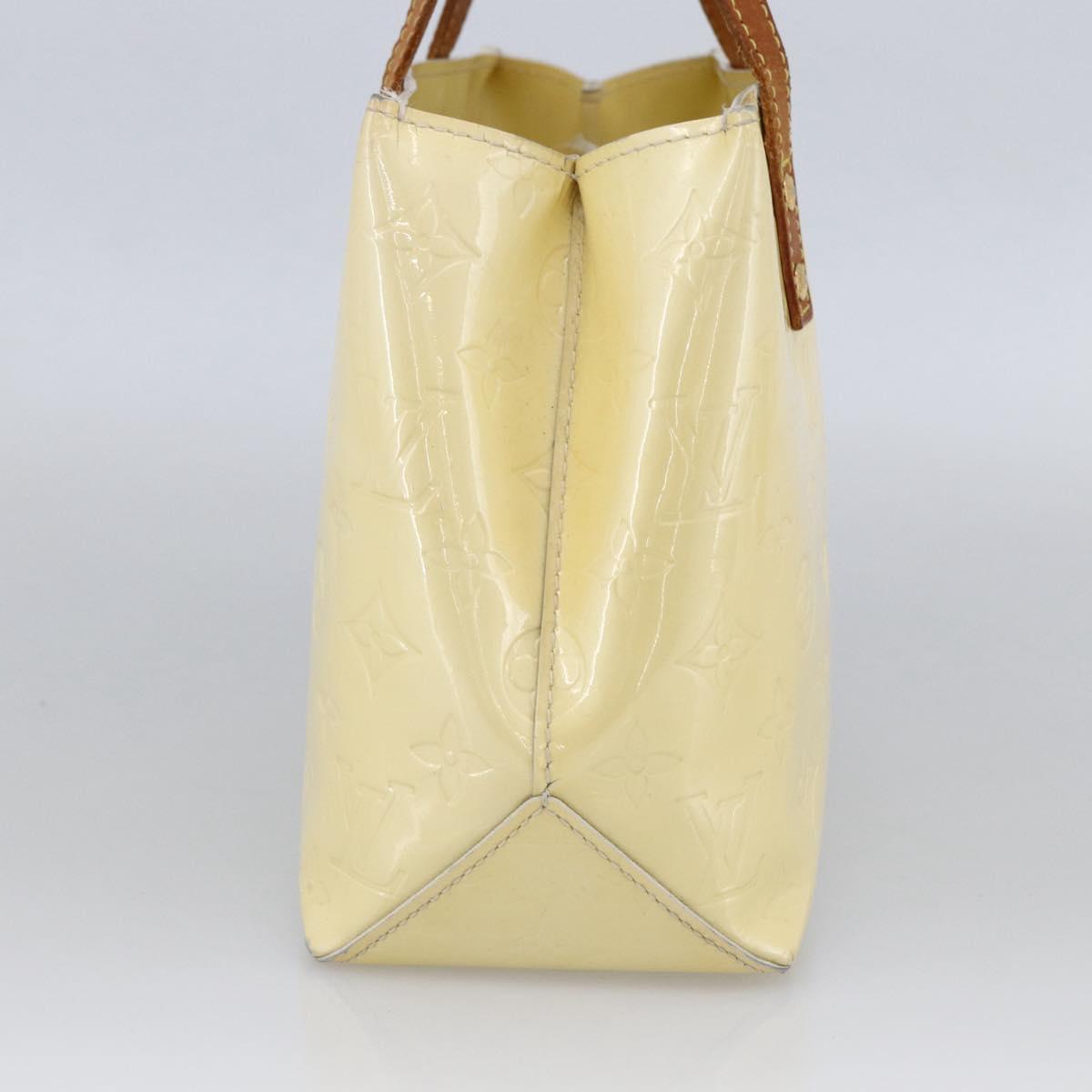 LOUIS VUITTON Monogram Vernis Reade PM Hand Bag Perle M91336 LV Auth 170088