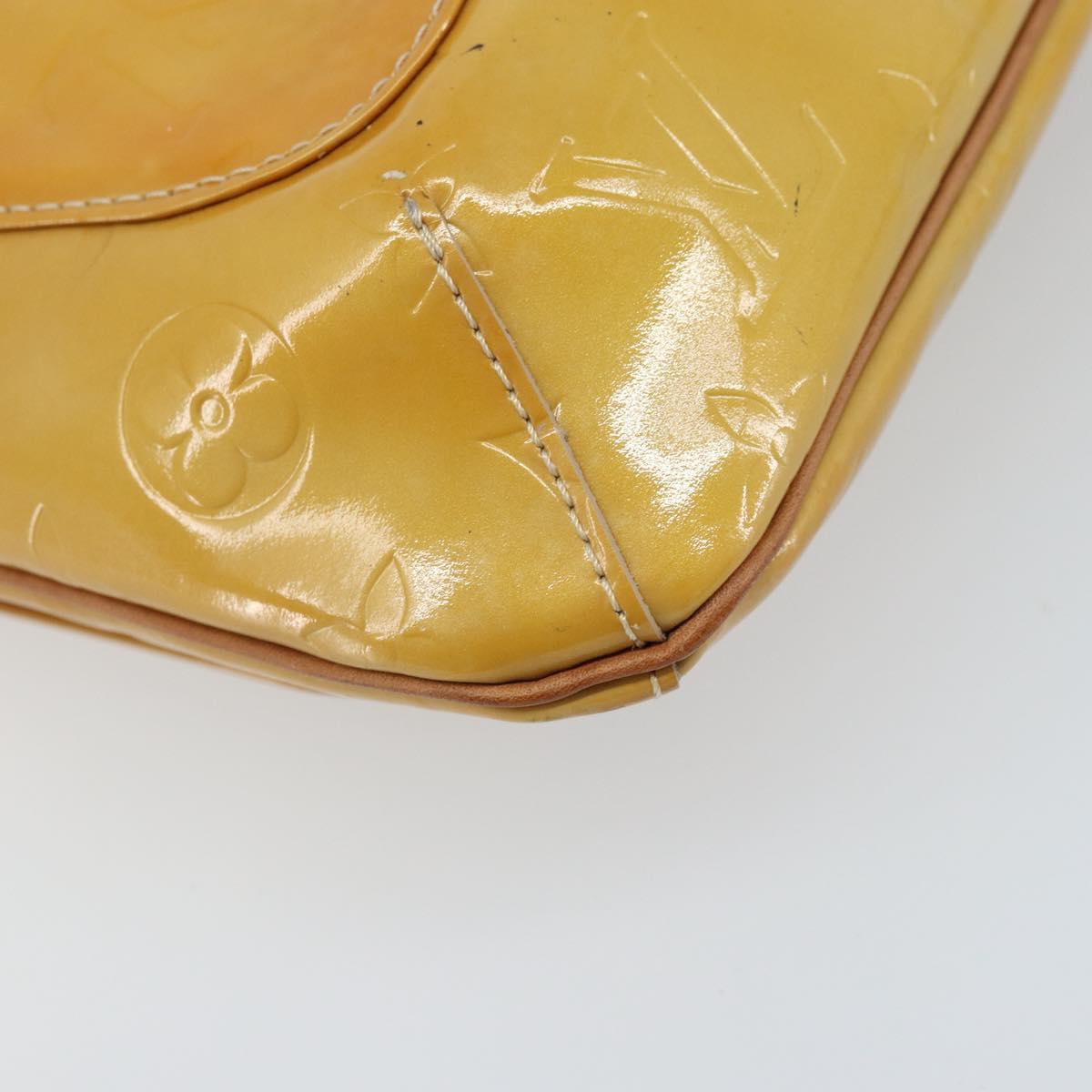 LOUIS VUITTON Monogram Vernis Thompson Street Bag Beige M91301 LV Auth 170091