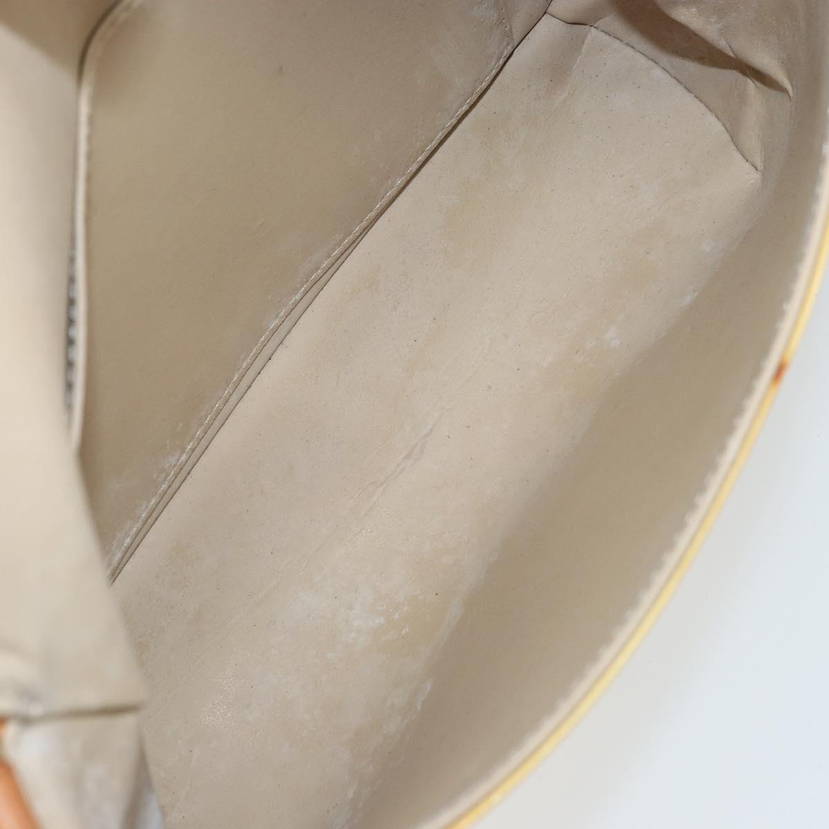 LOUIS VUITTON Monogram Vernis Thompson Street Bag Beige M91301 LV Auth 170091