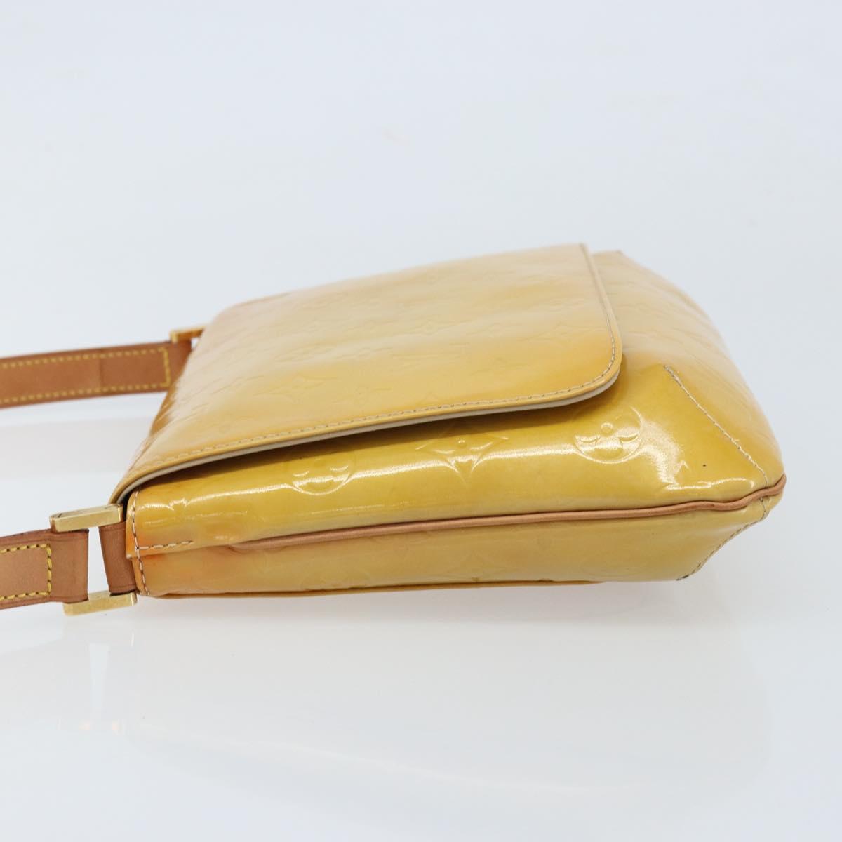 LOUIS VUITTON Monogram Vernis Thompson Street Bag Beige M91301 LV Auth 170091