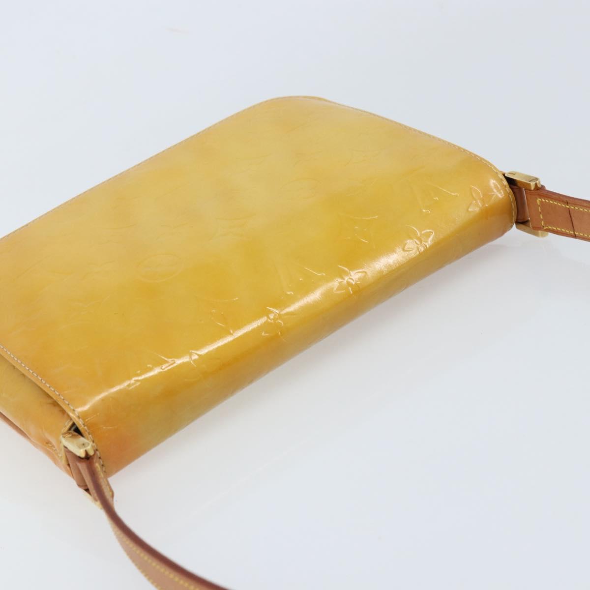 LOUIS VUITTON Monogram Vernis Thompson Street Bag Beige M91301 LV Auth 170091