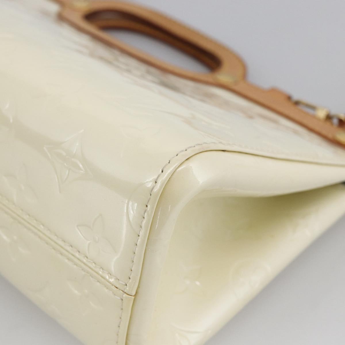 LOUIS VUITTON Monogram Vernis Roxbury Drive Bag 2Way Perle M91374 LVAuth 170092A