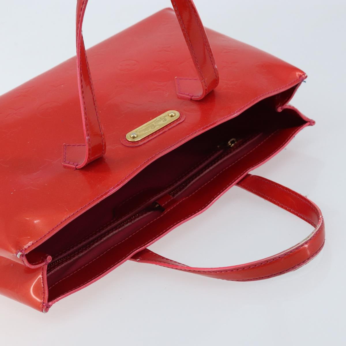 LOUIS VUITTON Monogram Vernis Wilshire Boulevard Bag Rose Pop M93643 Auth 170093