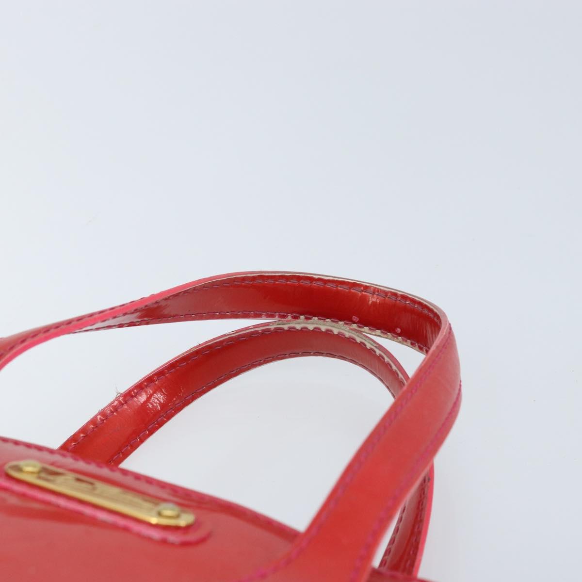 LOUIS VUITTON Monogram Vernis Wilshire Boulevard Bag Rose Pop M93643 Auth 170093