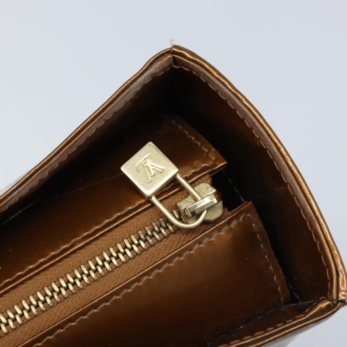 LOUIS VUITTON Monogram Vernis Columbus Tote Bag Bronze M91134 LV Auth 170094