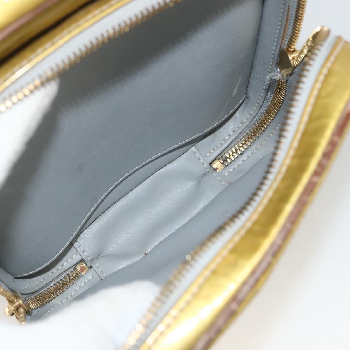 LOUIS VUITTON Monogram Vernis Wooster Shoulder Bag Gris M91036 LV Auth 170095