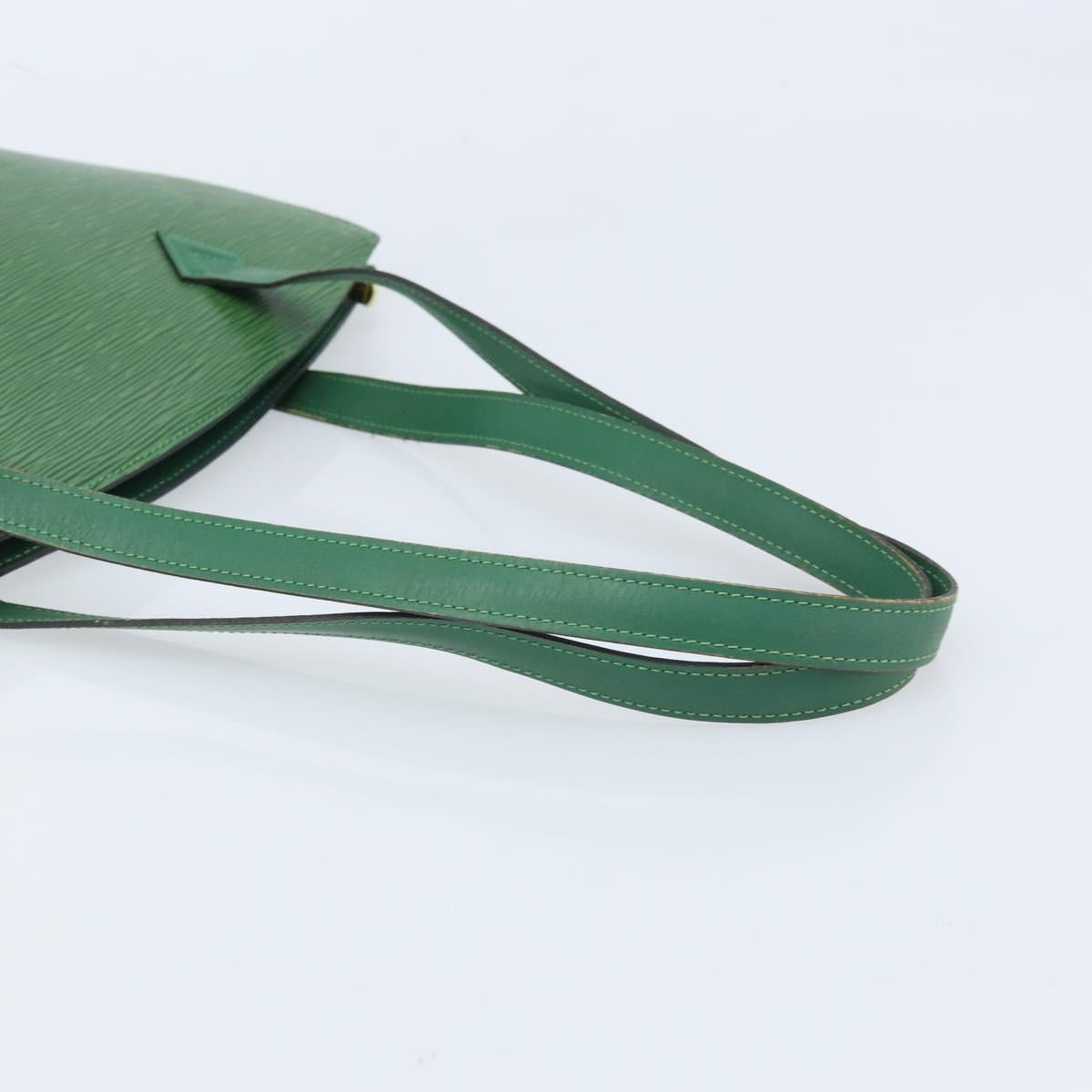 LOUIS VUITTON Epi Saint Jacques Poignees Long Bag Green M52334 LV Auth 170097