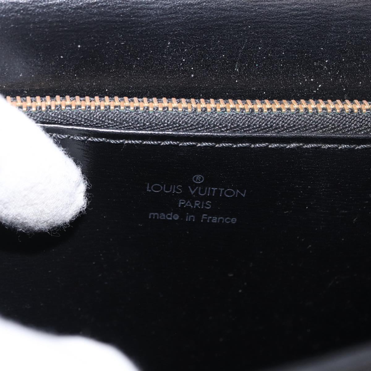 LOUIS VUITTON Epi Malesherbes Hand Bag Black M52372 LV Auth 170100