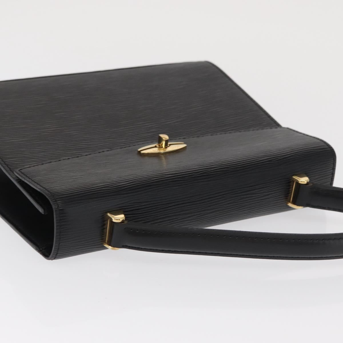 LOUIS VUITTON Epi Malesherbes Hand Bag Black M52372 LV Auth 170100