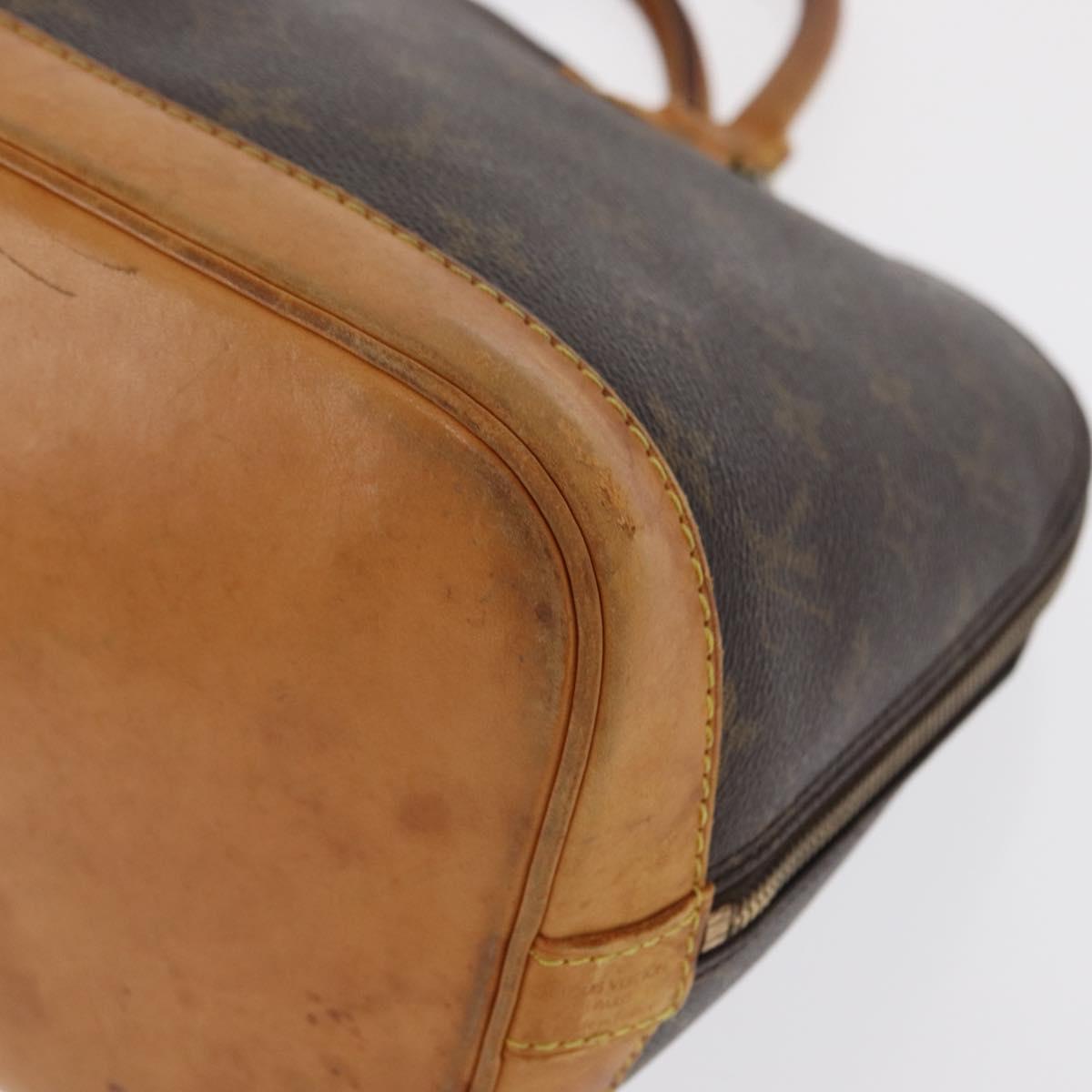 LOUIS VUITTON Monogram Alma Hand Bag M51130 LV Auth 170102