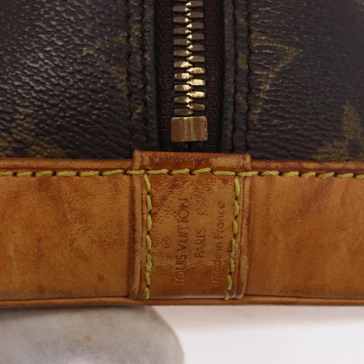 LOUIS VUITTON Monogram Alma Hand Bag M51130 LV Auth 170102