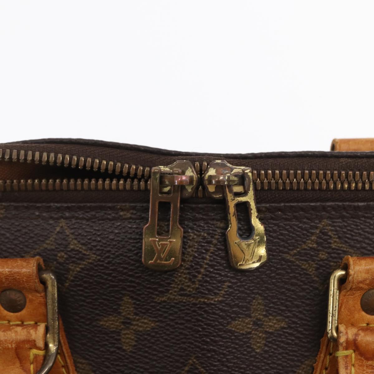 LOUIS VUITTON Monogram Alma Hand Bag M51130 LV Auth 170102