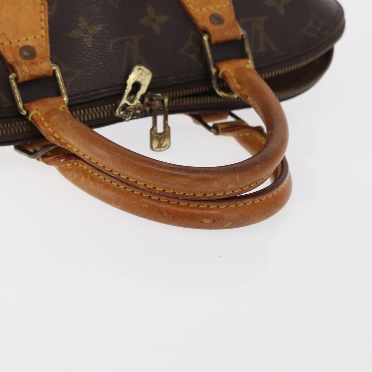 LOUIS VUITTON Monogram Alma Hand Bag M51130 LV Auth 170102