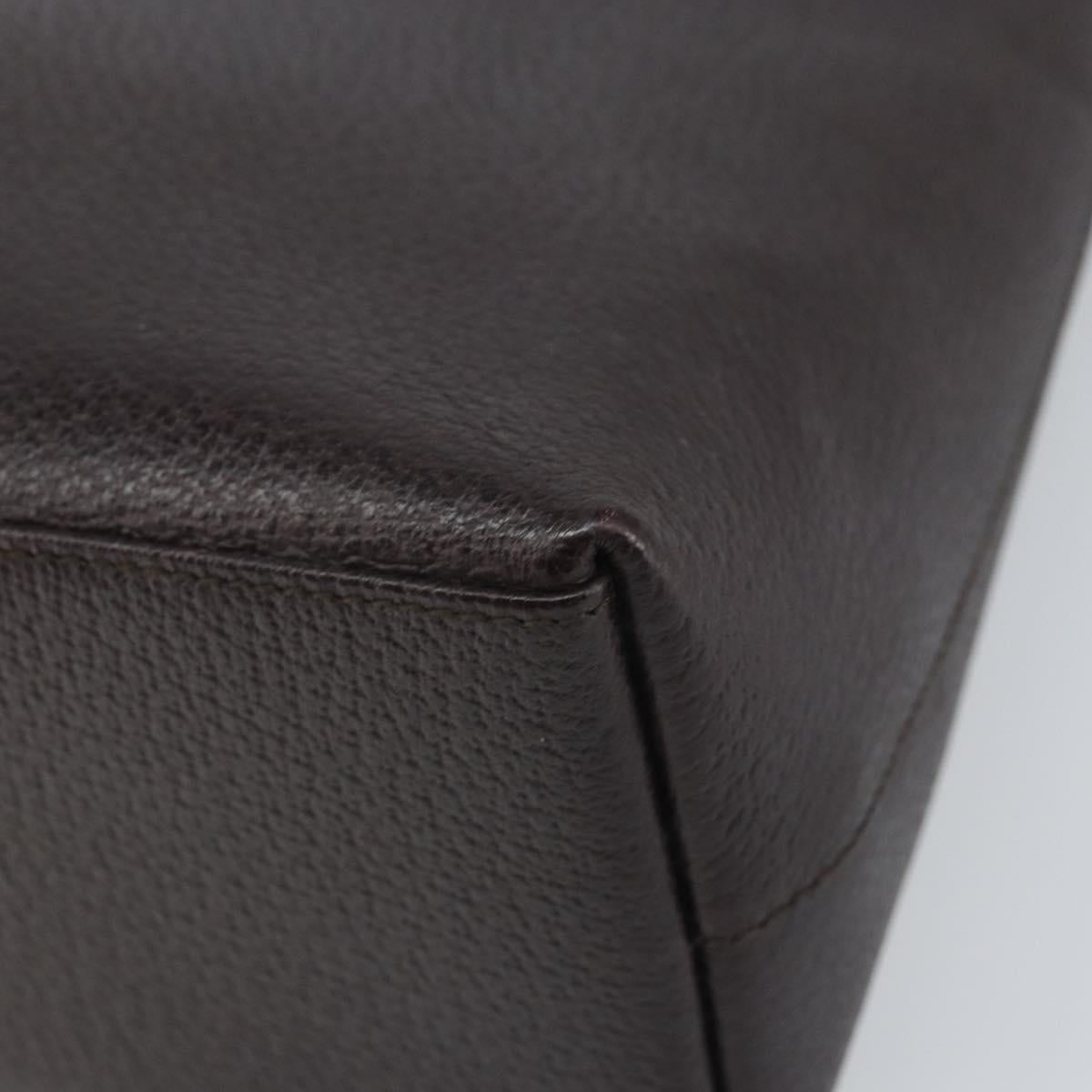 GUCCI Bamboo Tote Bag Leather Brown Gold 001 3007 3754 Auth 170115