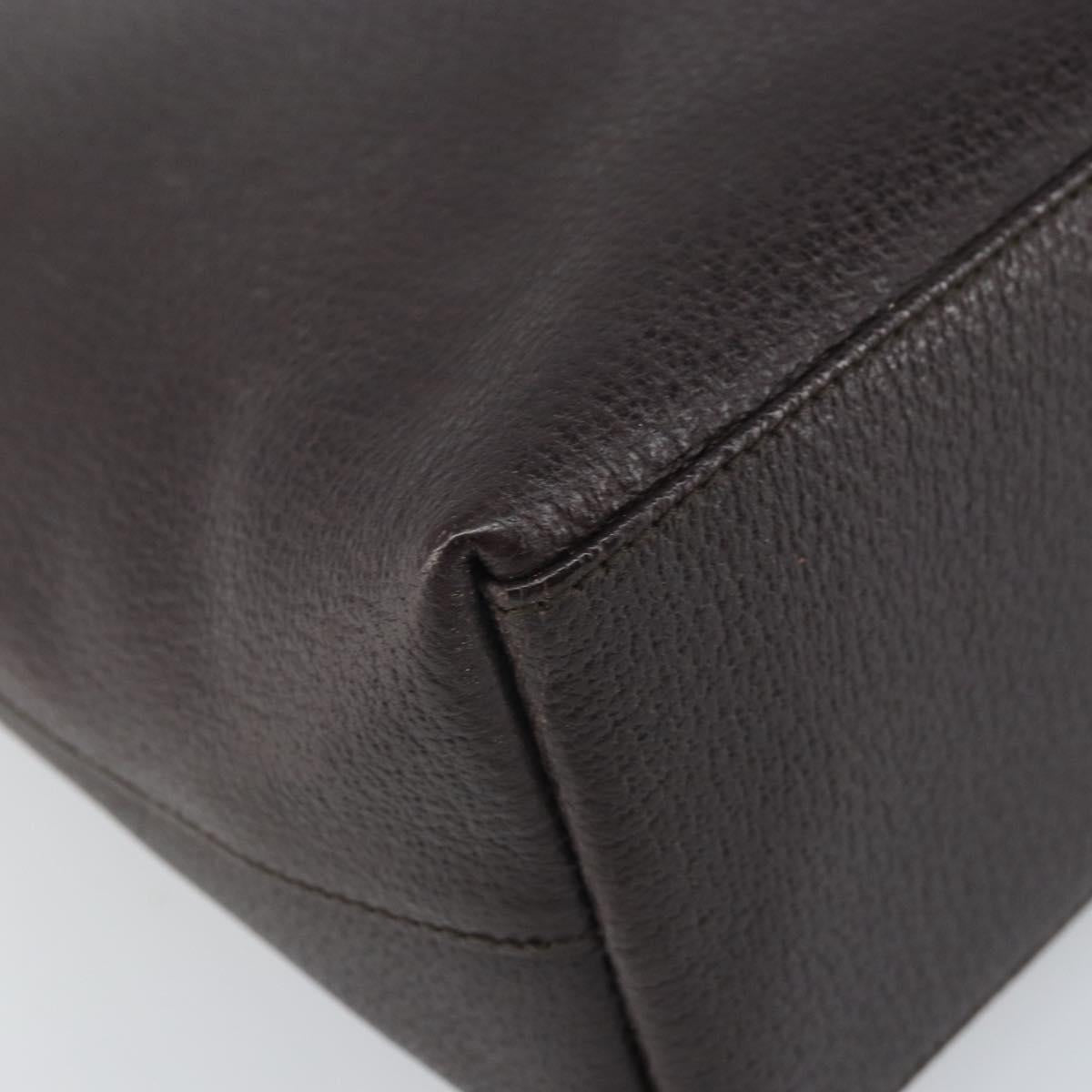 GUCCI Bamboo Tote Bag Leather Brown Gold 001 3007 3754 Auth 170115