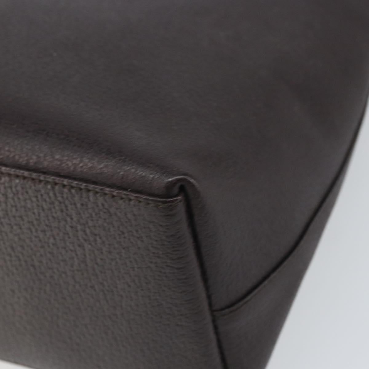 GUCCI Bamboo Tote Bag Leather Brown Gold 001 3007 3754 Auth 170115