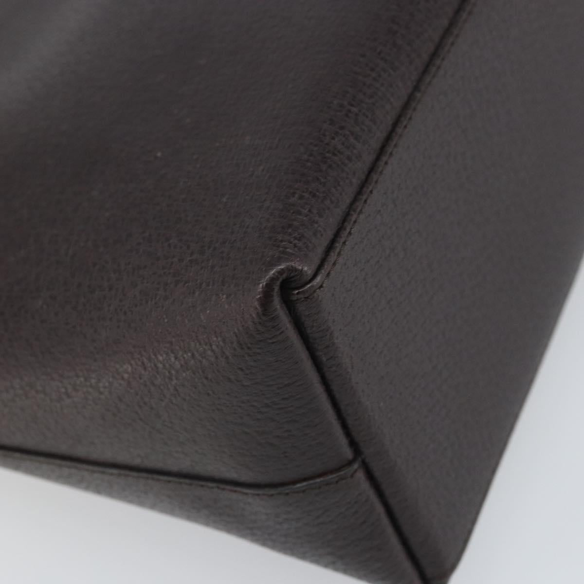 GUCCI Bamboo Tote Bag Leather Brown Gold 001 3007 3754 Auth 170115