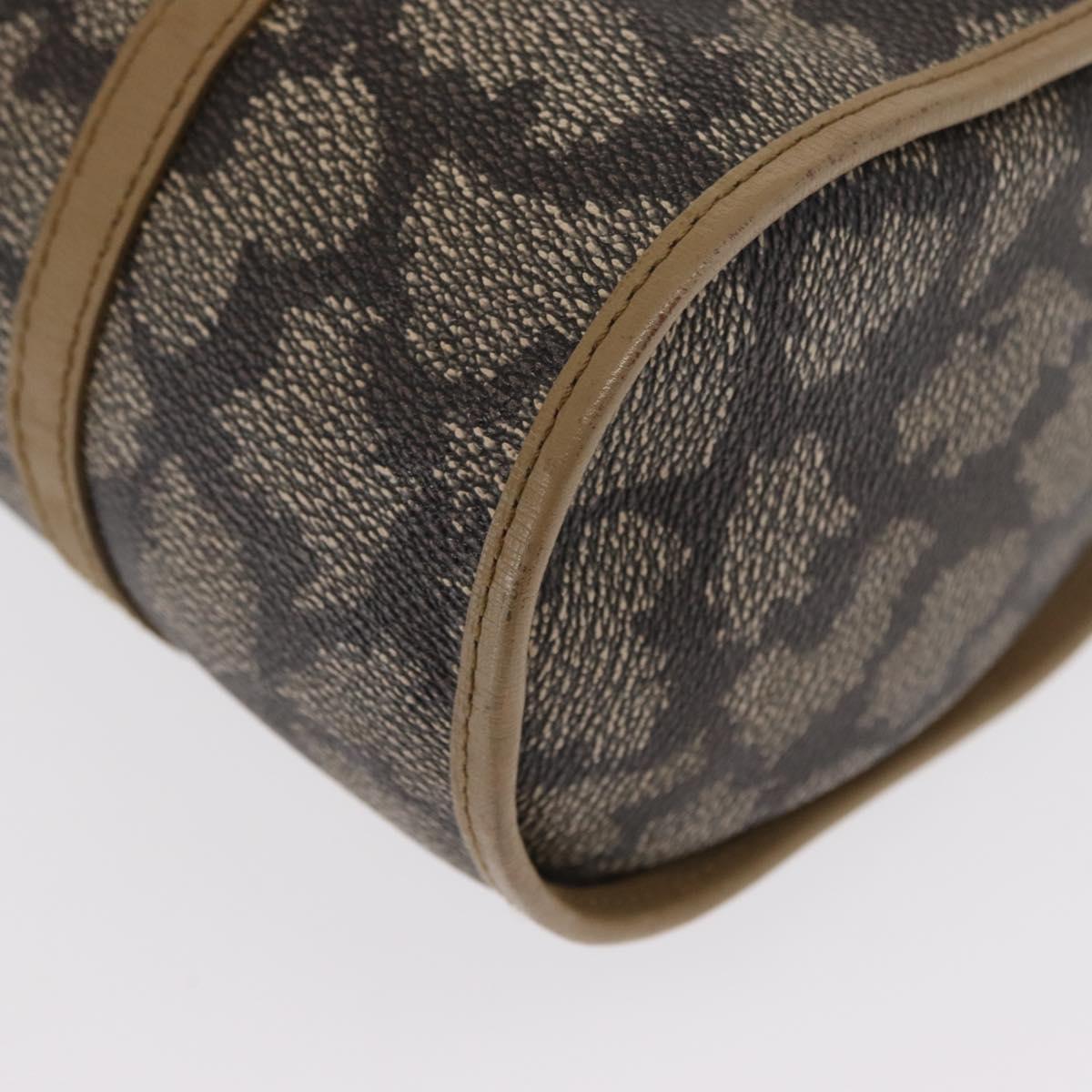 SAINT LAURENT Hand Bag Leather Beige Auth 170128