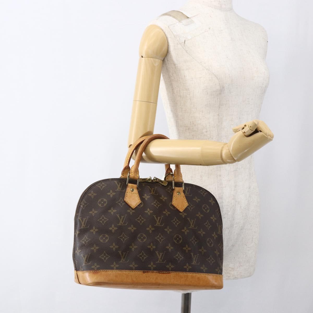 LOUIS VUITTON Monogram Alma Hand Bag M51130 LV Auth 170137