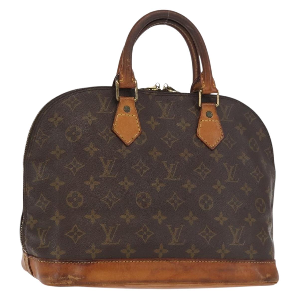 LOUIS VUITTON Monogram Alma Hand Bag M51130 LV Auth 170139