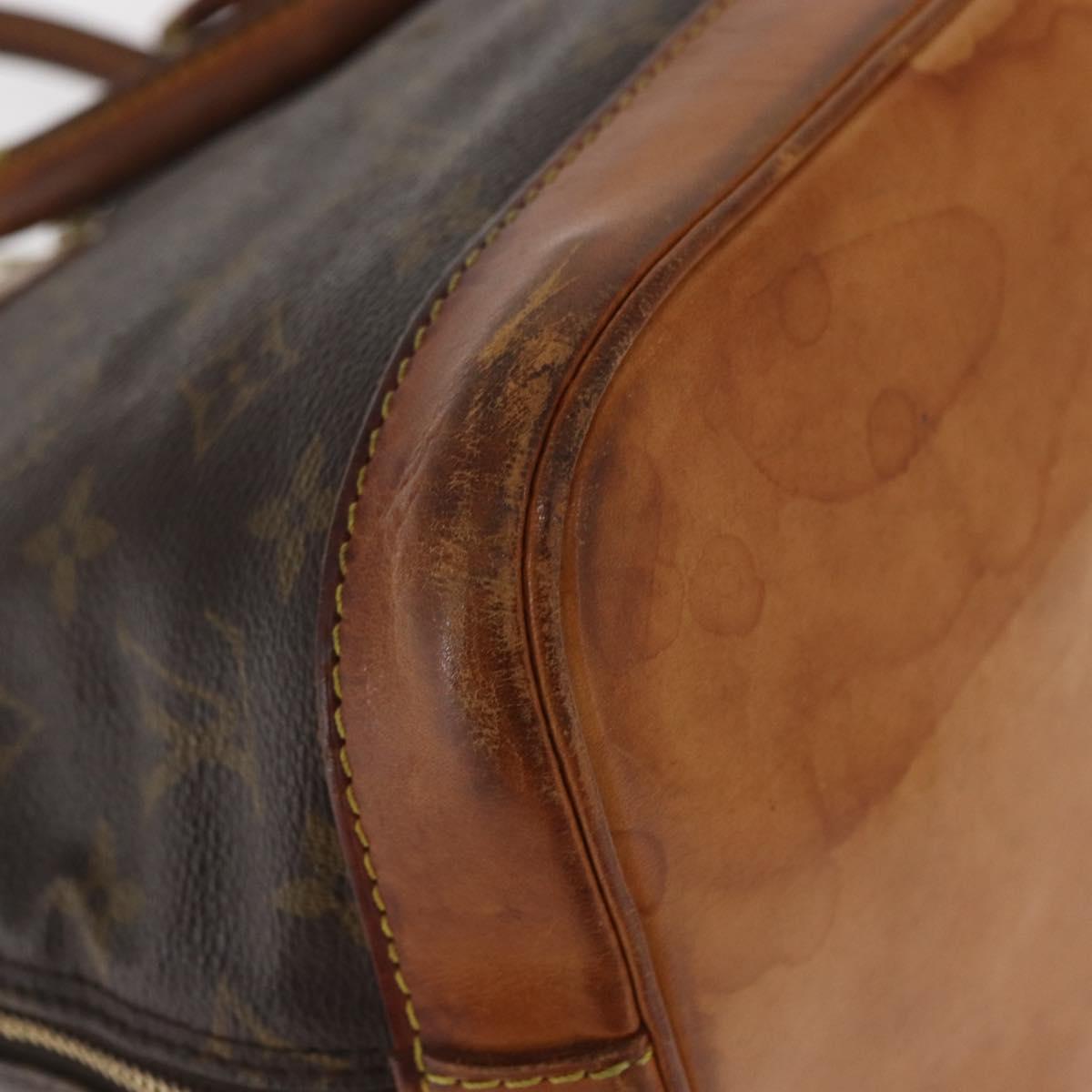 LOUIS VUITTON Monogram Alma Hand Bag M51130 LV Auth 170139