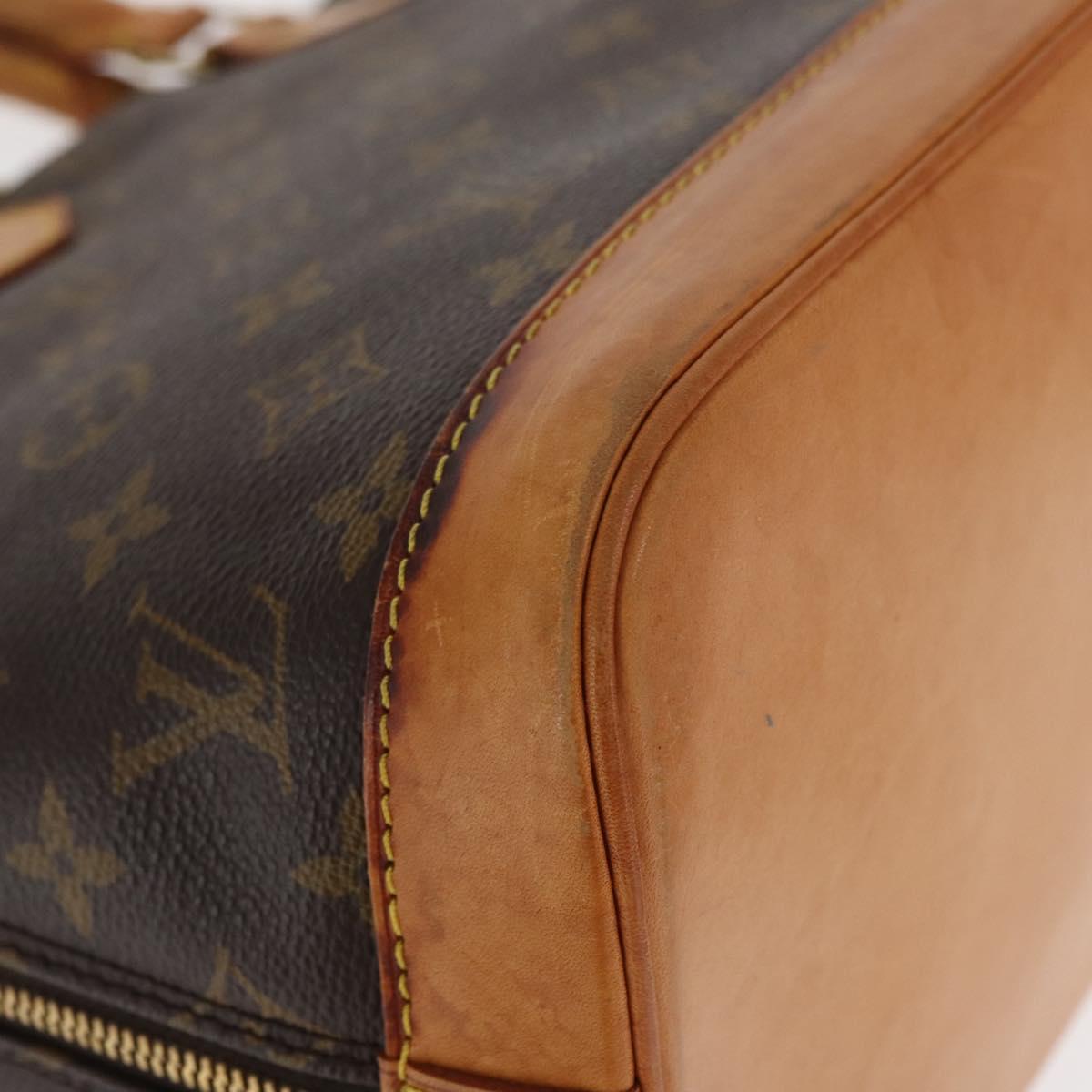 LOUIS VUITTON Monogram Alma Hand Bag M51130 LV Auth 170141