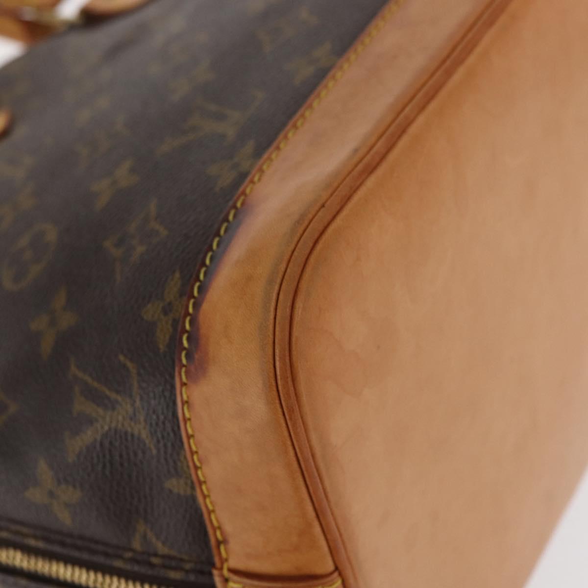 LOUIS VUITTON Monogram Alma Hand Bag M51130 LV Auth 170141