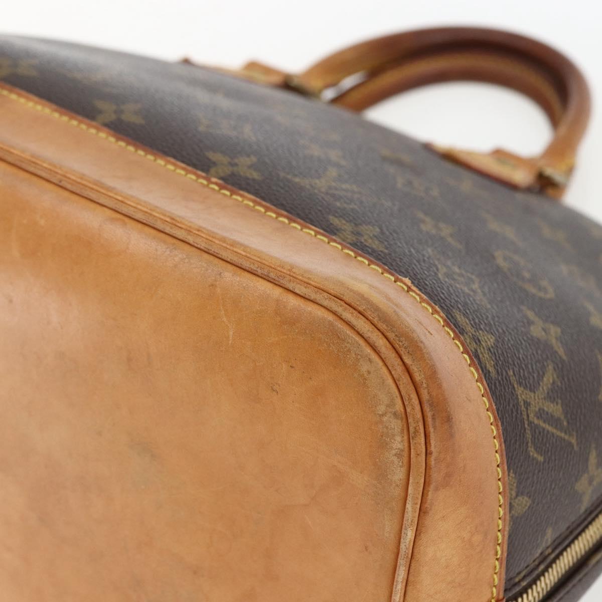 LOUIS VUITTON Monogram Alma Hand Bag M51130 LV Auth 170144