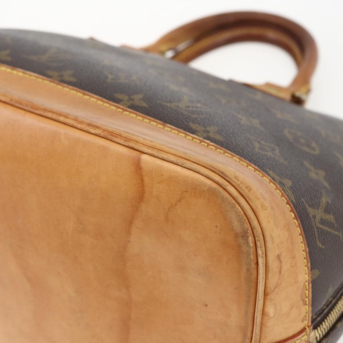 LOUIS VUITTON Monogram Alma Hand Bag M51130 LV Auth 170144