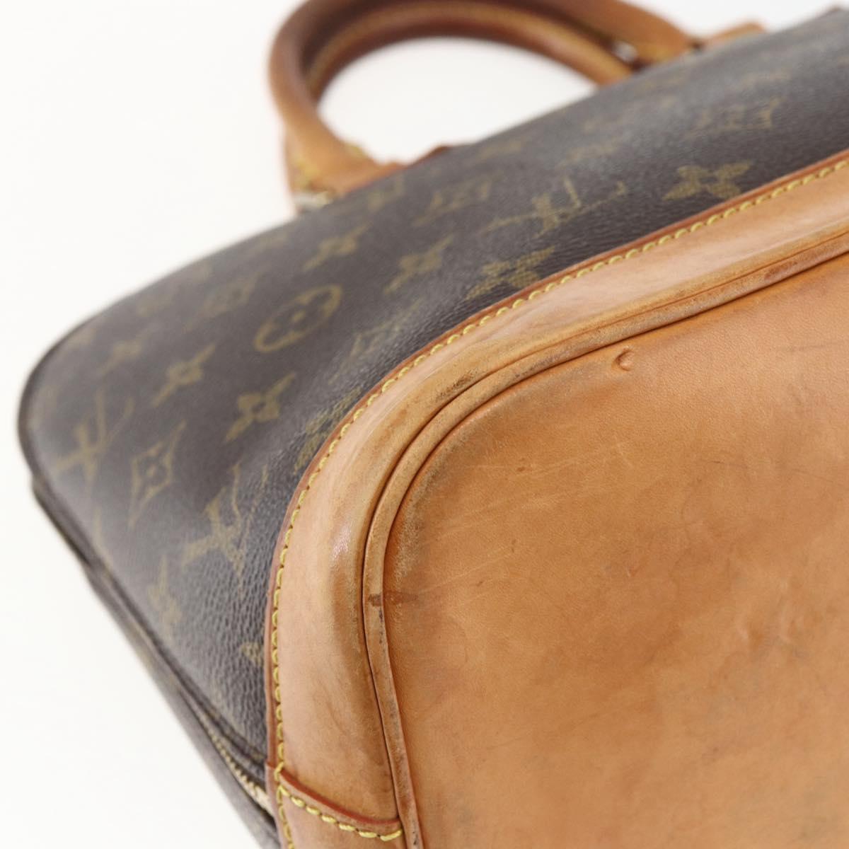 LOUIS VUITTON Monogram Alma Hand Bag M51130 LV Auth 170144