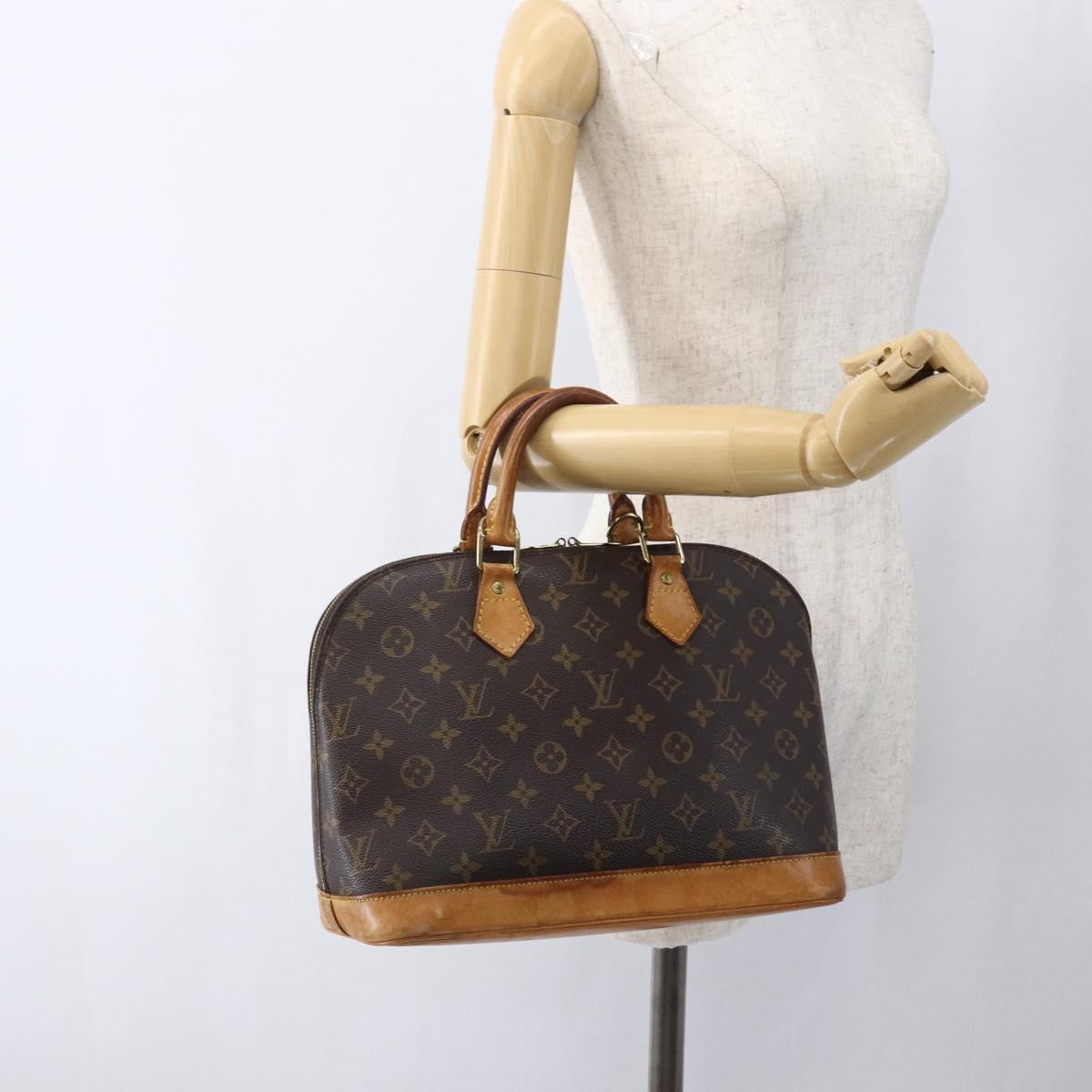 LOUIS VUITTON Monogram Alma Hand Bag M51130 LV Auth 170144