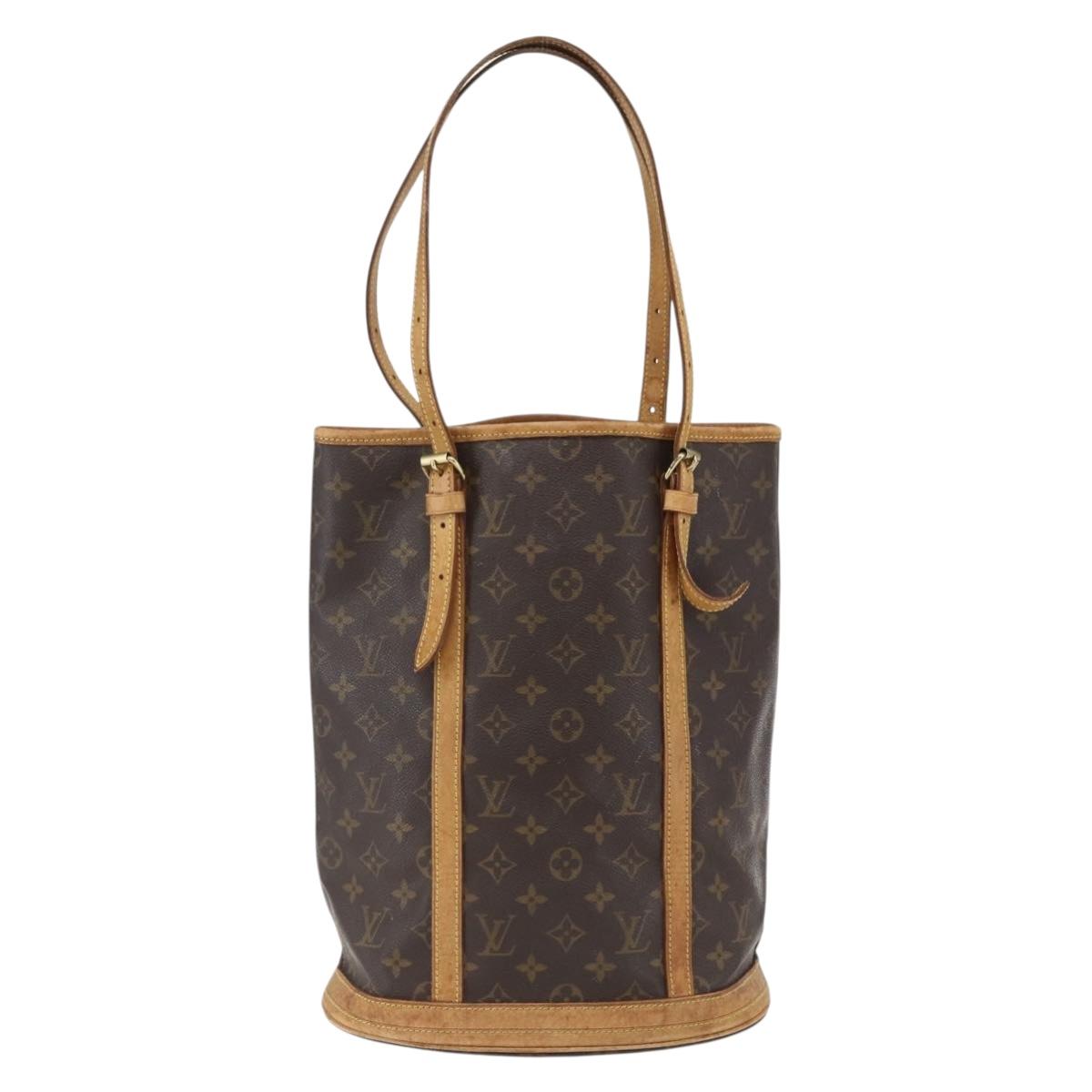 LOUIS VUITTON Monogram Bucket GM Shoulder Bag M42236 LV Auth 170146