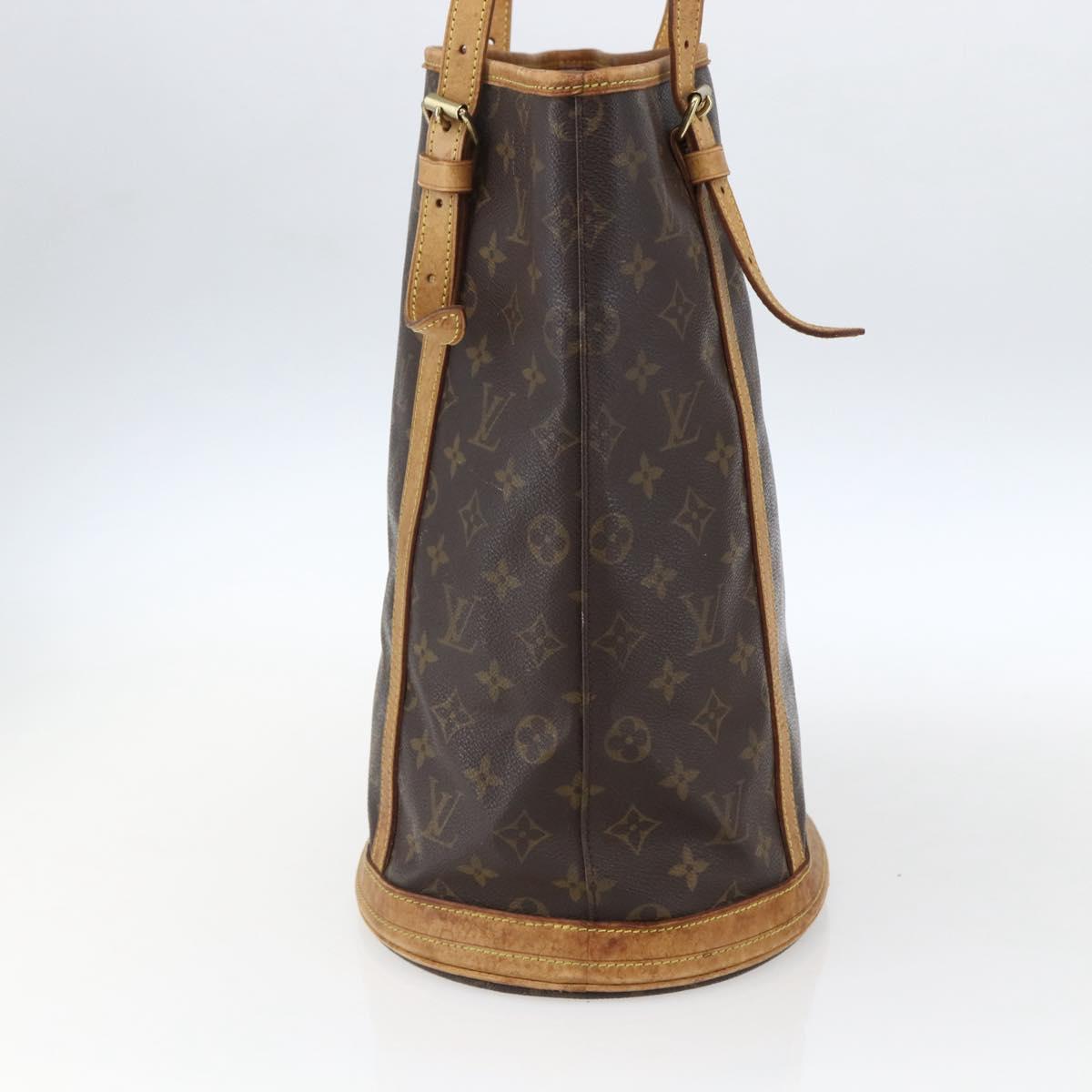 LOUIS VUITTON Monogram Bucket GM Shoulder Bag M42236 LV Auth 170146