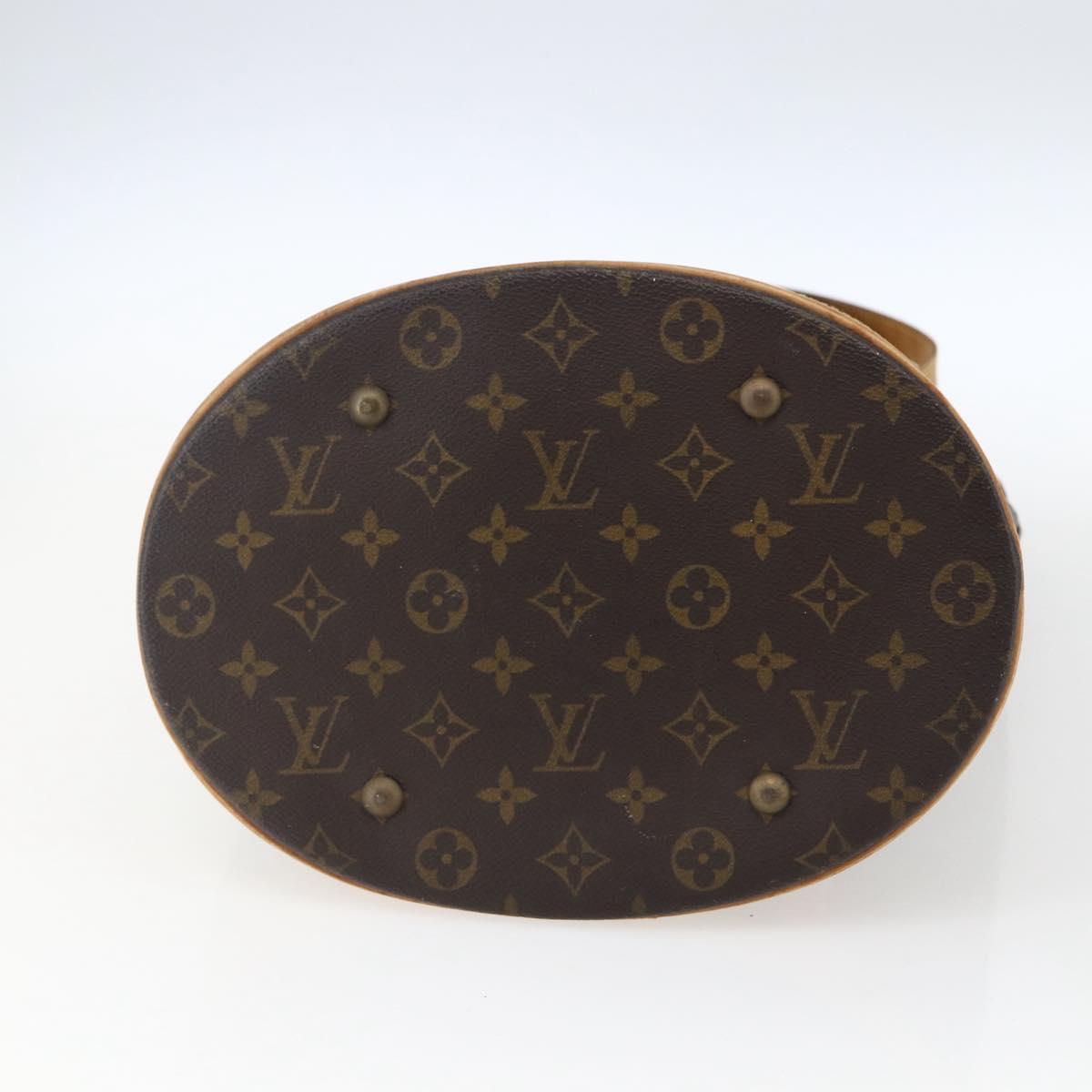 LOUIS VUITTON Monogram Bucket GM Shoulder Bag M42236 LV Auth 170146