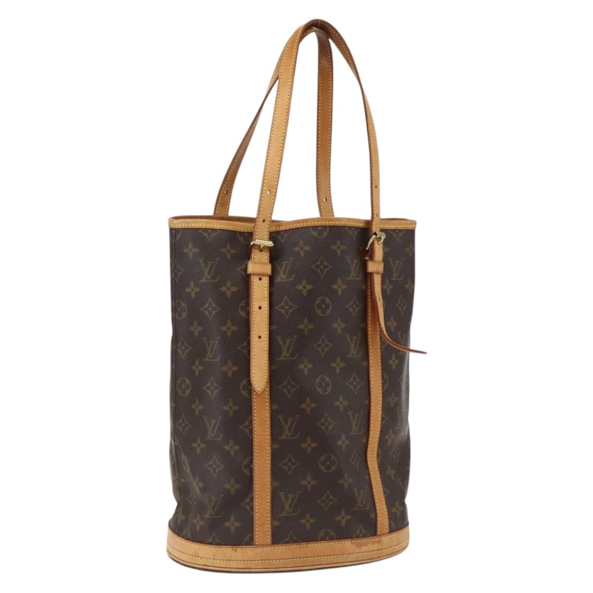 LOUIS VUITTON Monogram Bucket GM Shoulder Bag M42236 LV Auth 170148