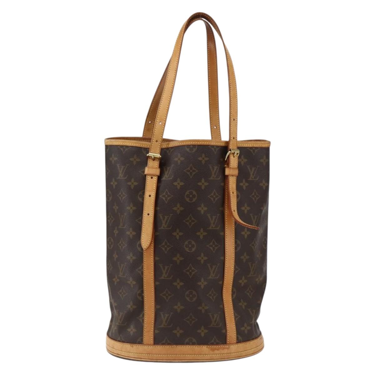 LOUIS VUITTON Monogram Bucket GM Shoulder Bag M42236 LV Auth 170148