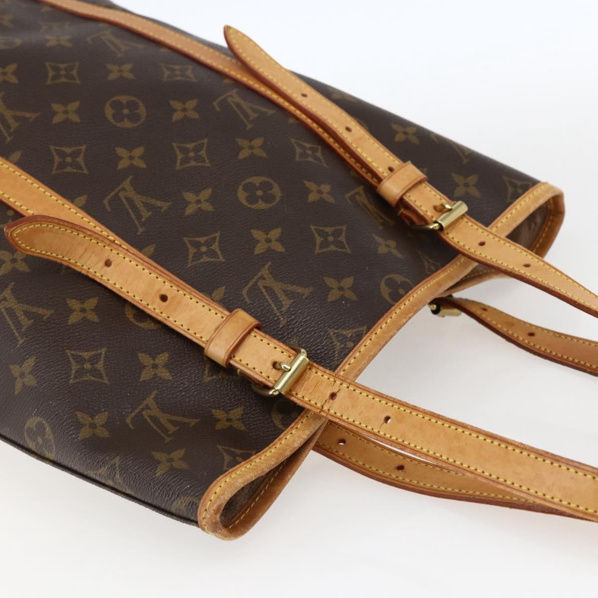 LOUIS VUITTON Monogram Bucket GM Shoulder Bag M42236 LV Auth 170148