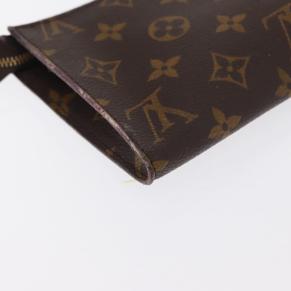 LOUIS VUITTON Monogram Bucket GM Accessory Pouch LV Auth 170151