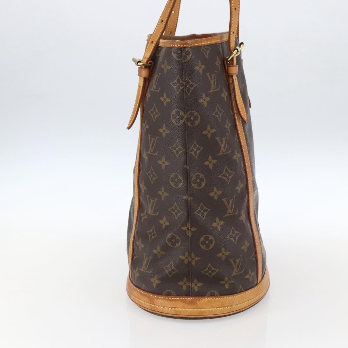 LOUIS VUITTON Monogram Bucket GM Shoulder Bag M42236 LV Auth 170152