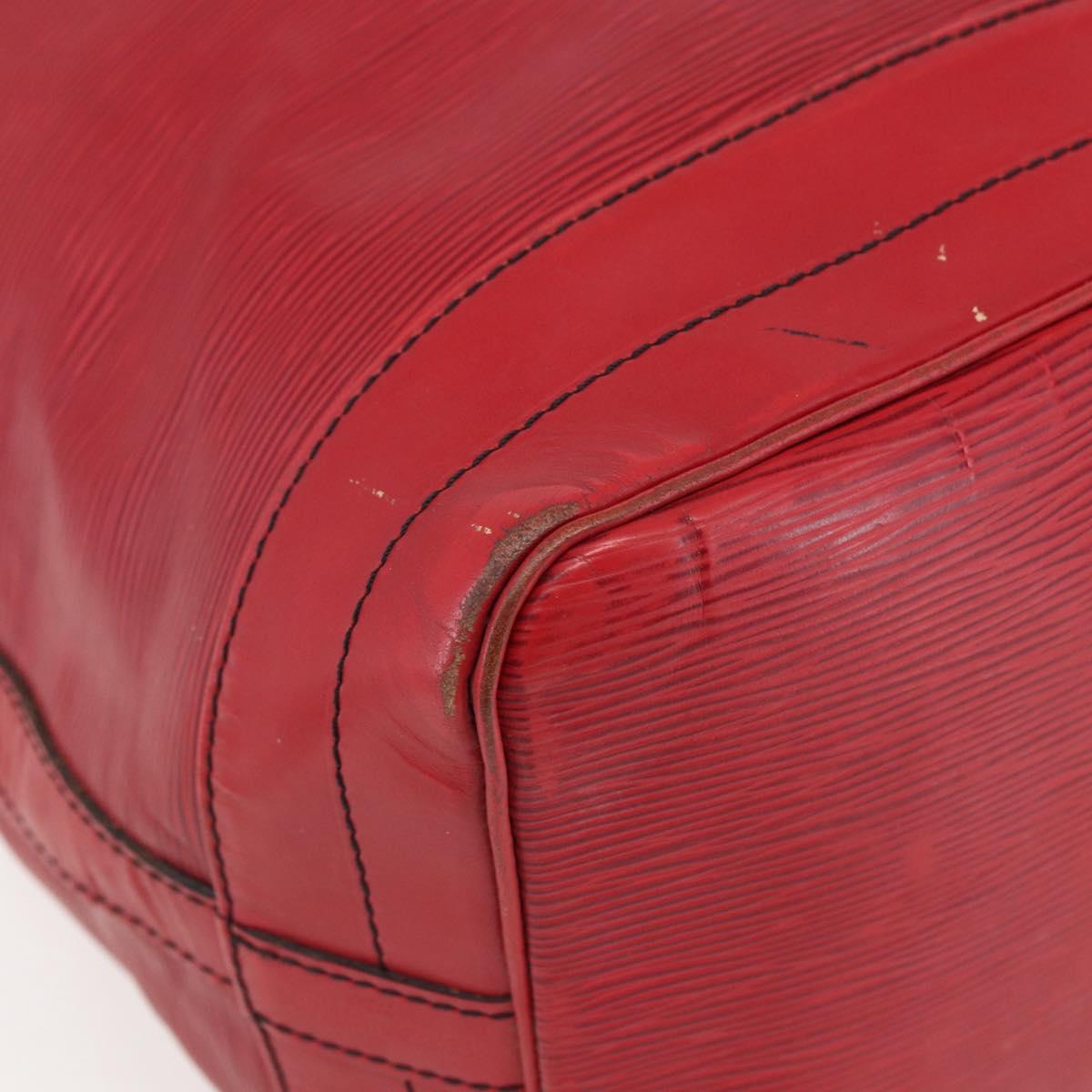 LOUIS VUITTON Epi Noe Shoulder Bag Red M44007 LV Auth 170172