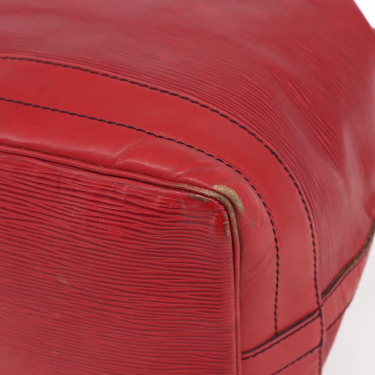 LOUIS VUITTON Epi Noe Shoulder Bag Red M44007 LV Auth 170172