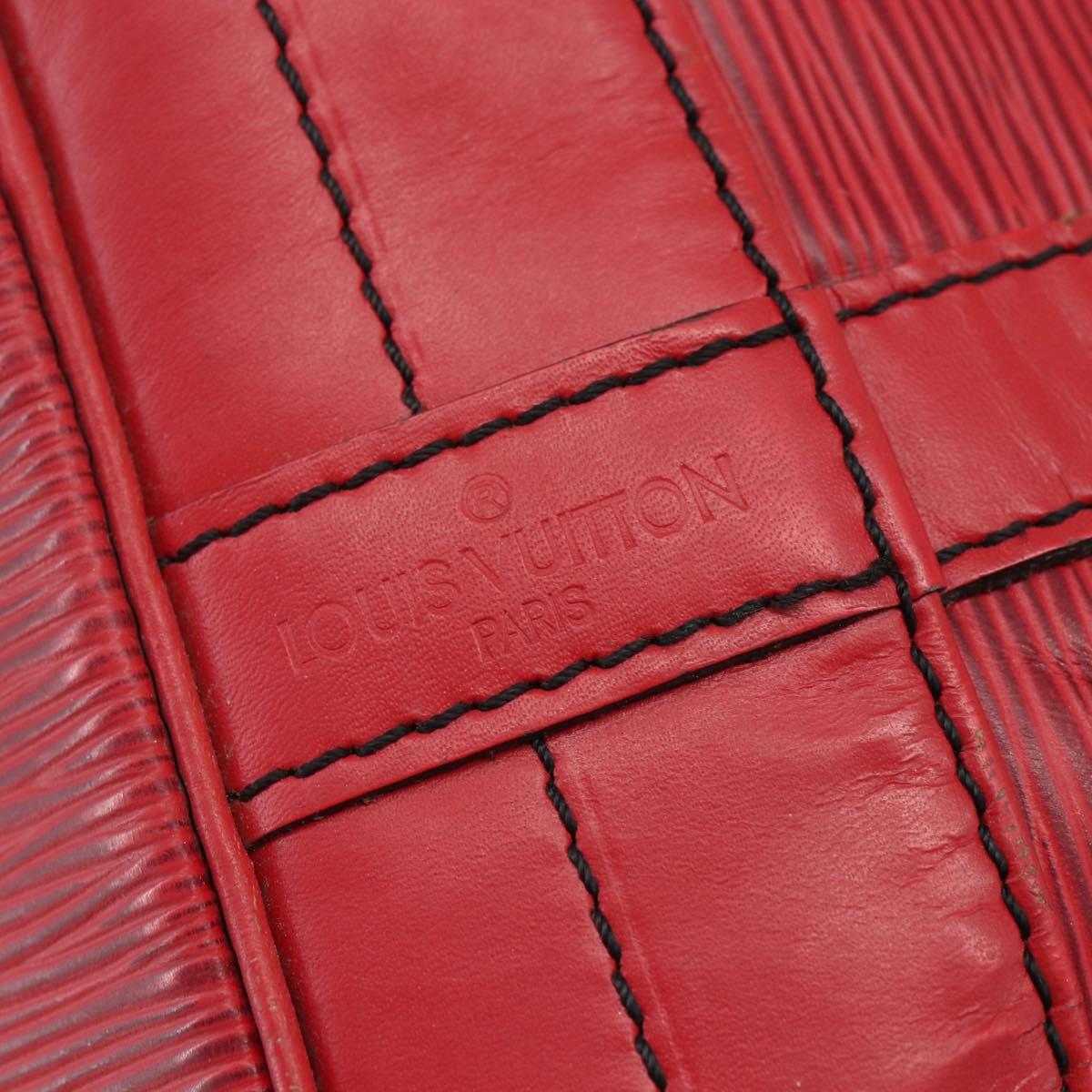 LOUIS VUITTON Epi Noe Shoulder Bag Red M44007 LV Auth 170172